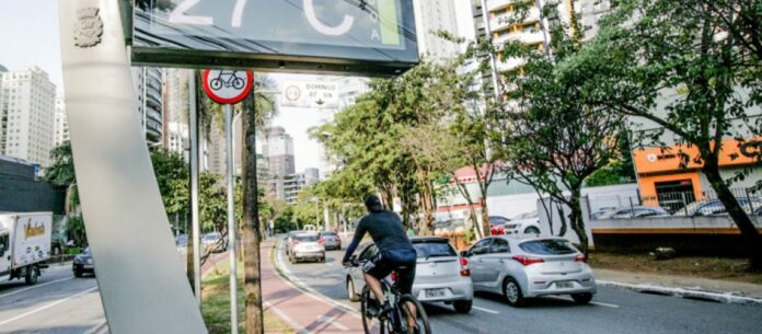 Calor na cidade de SP