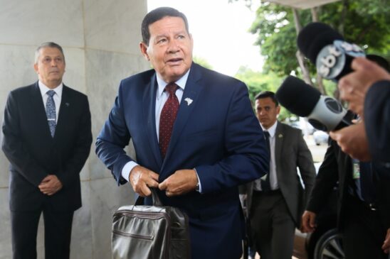 O vice-presidente da República Hamilton Mourão
