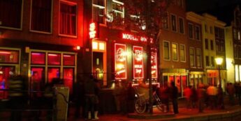 Casa noturna em Amsterdam.
