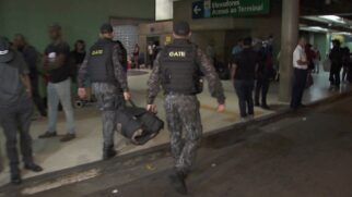 O Gate (Grupo de Ações Táticas) foi acionado e identificou que a bomba era falsa