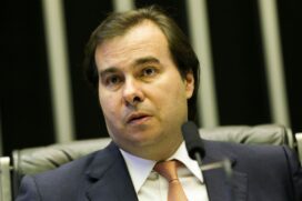 O ex-presidente da C&acirc;mara, Rodrigo Maia, &eacute; filiado ao DEM