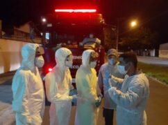 O Corpo de Bombeiros, Pol&iacute;cia Militar e o Servi&ccedil;o de Atendimento M&oacute;vel de Urg&ecirc;ncia (SAMU) realizaram buscas pelo paciente