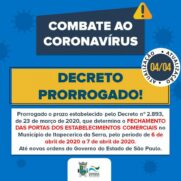 Prefeitura divulgou a informação neste sábado (04).