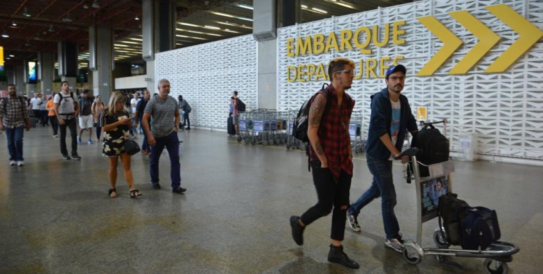 Aeroporto Internacional de Guarulhos, em S&atilde;o Paulo