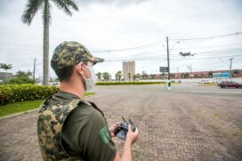 Os testes foram feitos na Praça Duque de Caxias, no Canto do Forte, e na feira livre do Quietude
