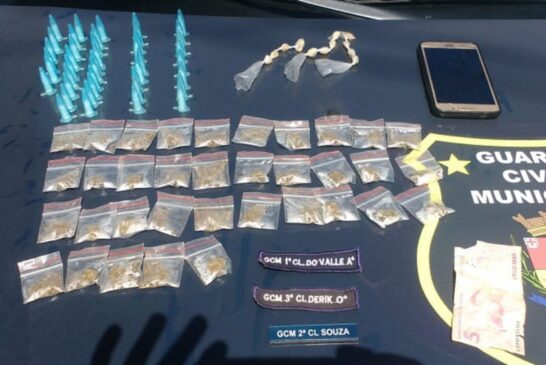 Adolescente é flagrado com drogas em Iperó