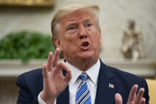 O presidente dos Estados Unidos, Donald Trump