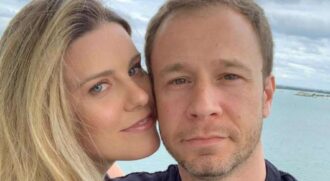 Daiana Garbin e Tiago Leifert
