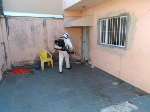 Desinfecção contra o coronavirus em Porto Feliz