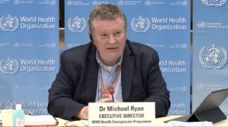 O diretor-executivo do Programa de Emergências da Organização Mundial da Saúde (OMS), Michael Ryan