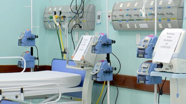 Leitos disponíveis no Hospital Regional de Sorocaba, no interior