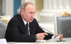 O presidente da R&uacute;ssia, Vladimir Putin