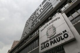 C&acirc;mara Municipal de S&atilde;o Paulo, na regi&atilde;o central da capital paulista