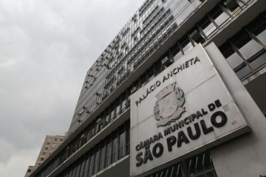 C&acirc;mara Municipal de S&atilde;o Paulo, na regi&atilde;o central da capital paulista