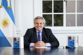 O presidente da Argentina, Alberto Fern&aacute;ndez