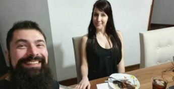 Delegado Paulo Bylinsky, de 33 anos, e a modelo Priscila de Bairros, de 27 anos