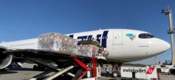 Carregamento chegou no Aeroporto Internacional de Guarulhos