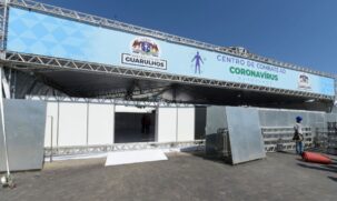 Centro de Combate ao Coronav&iacute;rus, em Guarulhos