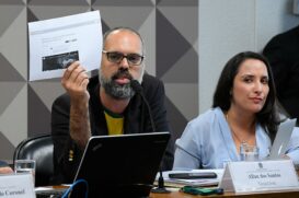 O blogueiro Allan dos Santos, dono do site Terça Livre, já prestou depoimento na CPI das Fake News no Congresso Nacional