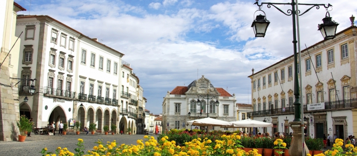 Cidade de Évora, em Portugal