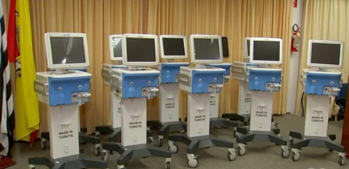 Os equipamentos resultarão em novos leitos para o tratamento de pacientes com a Covid-19; cinco irão para a Santa Casa de São Roque