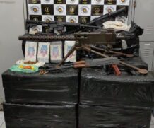 Aproximadamente 600 quilos de pasta base de cocaína foram apreendidos
