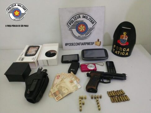 Dupla foi presa após perseguição em Sorocaba