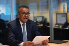 O diretor-geral da OMS, Tedros Adhanom Ghebreyesus, falou sobre a importância de encontrar vacinas