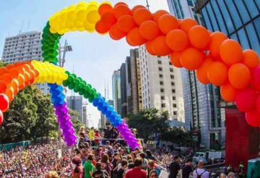 Parada do Orgulho LGBT+, em São Paulo