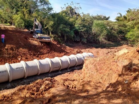 Serviços no bairro da Praia foram iniciados na última semana