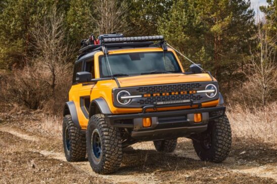 O Bronco tem sete modos de condução, para vários terrenos