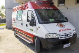 A ambulância atende casos de baixa e média complexidade