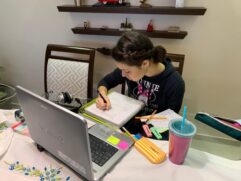 Letícia de Souza Fazio, 19 anos, se prepara para prestar Medicina