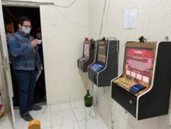 Na sede do clube, no Parque das Laranjeiras, também foram encontradas máquinas caça-níqueis