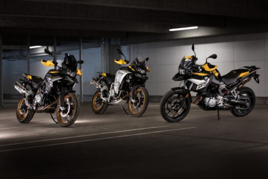 versões "40 Years GS Edition" das motocicletas F 750 GS, F 850 GS e F 850 GS Adventure