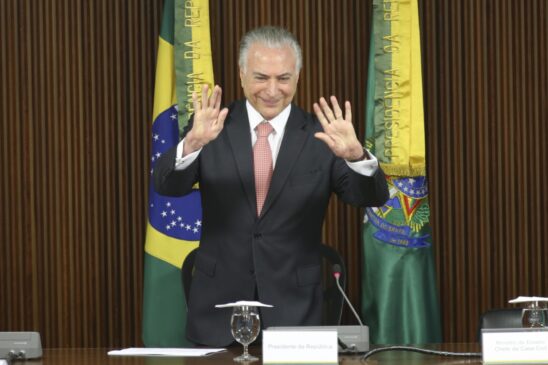 O ex-presidente Michel Temer vai ao Líbano em missão humanitária