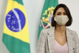 A primeira-dama, Michelle Bolsonaro