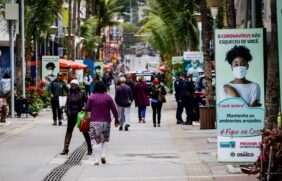 Movimentação do comércio no município de Osasco, na região oeste da Grande São Paulo