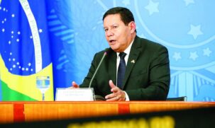 O vice-presidente da Rep&uacute;blica, Hamilton Mour&atilde;o