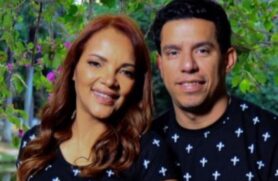 A deputada federal Flordelis (PSD-RJ), com o pastor Anderson do Carmo, executado com mais de 30 tiros em 2019