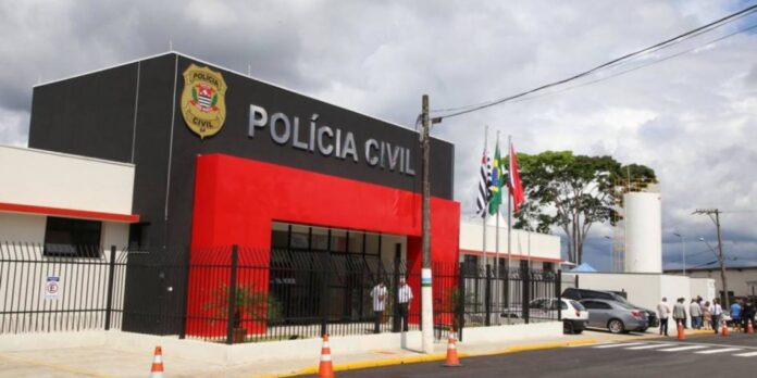Fachada do 8º Distrito Policial do Decap, na rua Sapucaia, 206, no Brás; projeto pretende ampliar atendimentos presenciais
