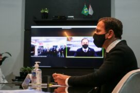 João Doria (PSDB) participou da inauguração virtual