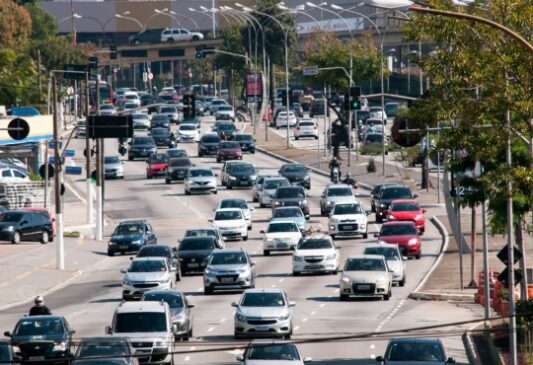 Avenida Radial Leste, na zona leste da cidade de São Paulo