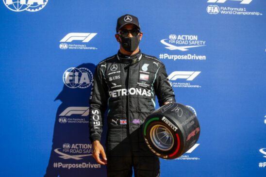 O piloto da Mercedes quebrou o recorde da pista de Monza com uma volta sensacional de 1min18s887