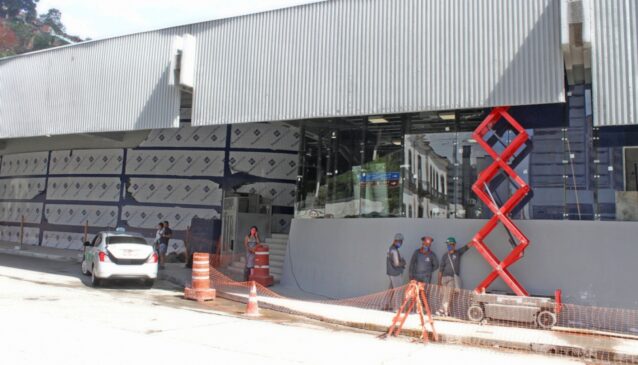 Cerca de 90% da obra já está concluída. As 28 lojas e guichês da Rodoviária serão mantidos