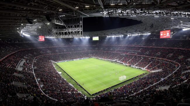 Segundo a Uefa, a presença de torcedores será limitada a 30% da capacidade do estádio, ou seja, pouco mais de 20 mil pessoas