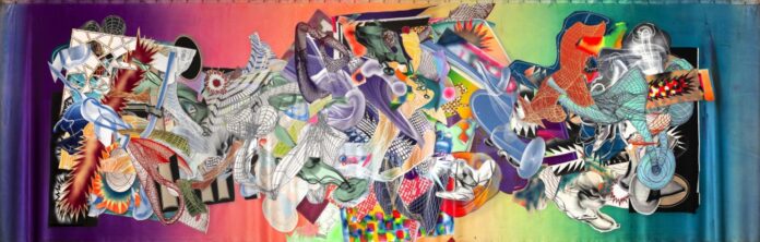 O destaque fica para uma obra de Frank Stella, que possui o maior lance inicial, de R$ 3 milhões