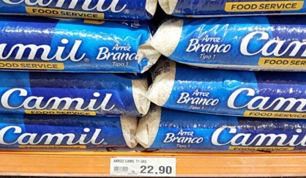 Os preços foram levantados na Capital de forma online em seis sites de supermercados