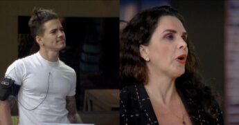 Biel e Luiza Ambiel durante brincadeira