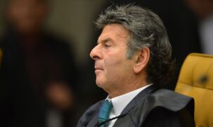 O ministro Luiz Fux, presidente do Supremo Tribunal Federal (STF)